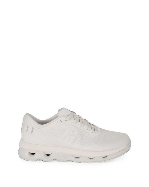 On Shoes White Cloudnova Form 2 Logo Sneakers for men