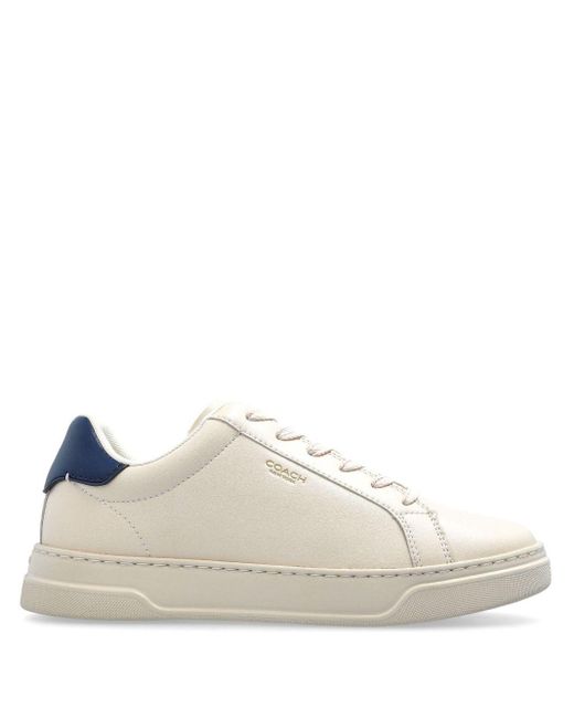 COACH White High Line Sneakers for men