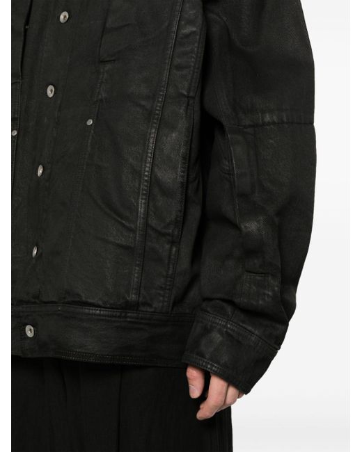 Rick Owens Worker Hemdjacke aus Baumwolle in Black für Herren
