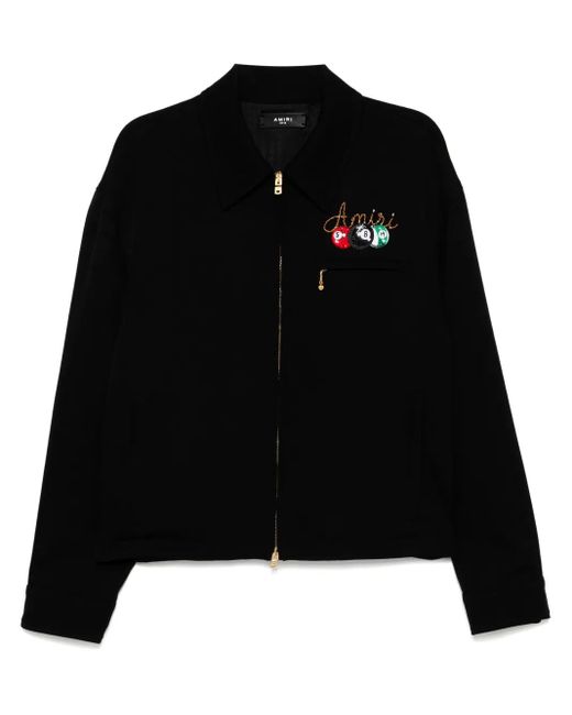 Amiri Black Bead-Embellished Jacket for men