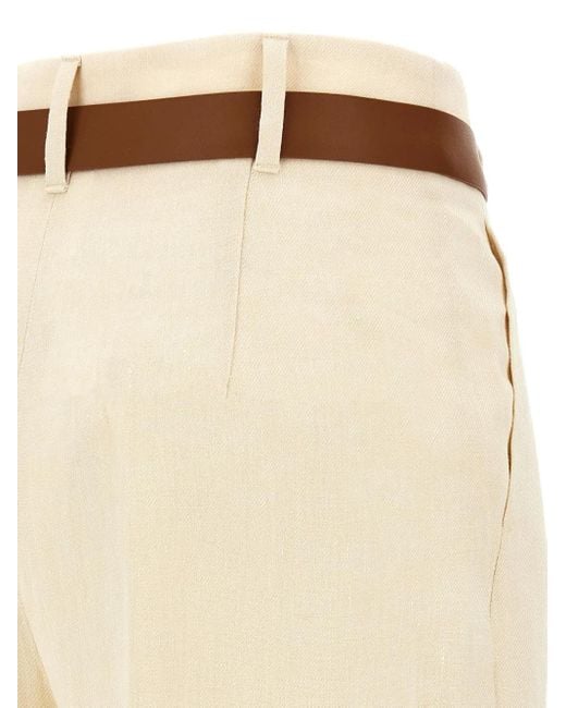 Max Mara Siamese テーパードパンツ Natural