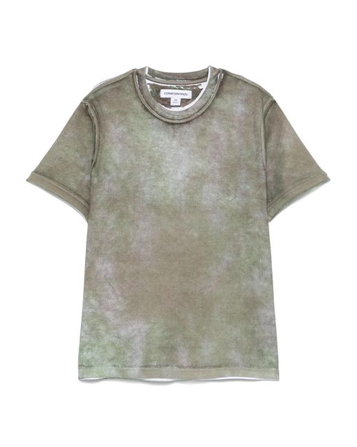 Charlie Constantinou Gray Printed T-Shirt for men