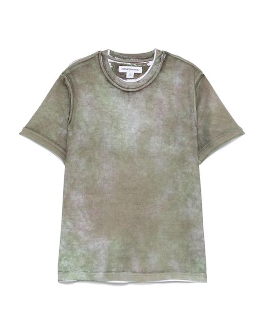Charlie Constantinou Gray Printed T-Shirt for men