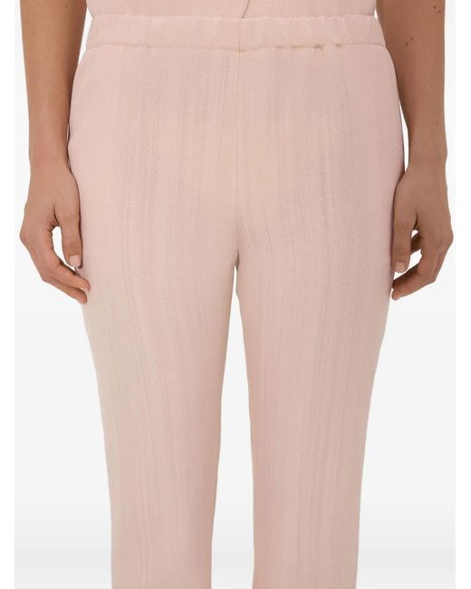 Loulou de Saison White Scot Elasticated Trousers