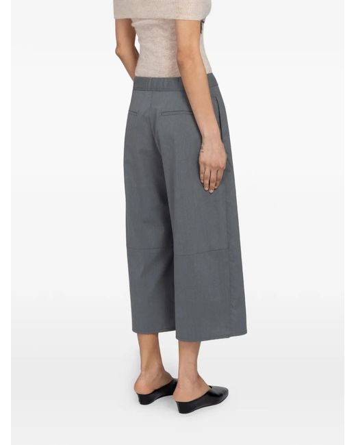 Samsøe & Samsøe Gray Saroko Wide-Leg Trousers