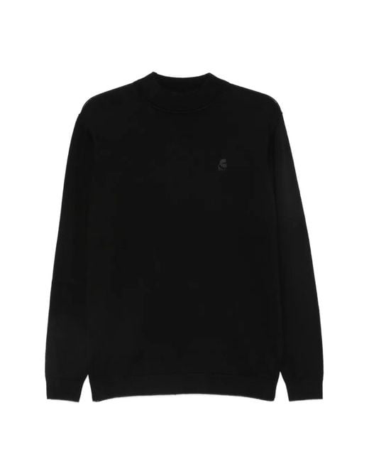 Karl Lagerfeld Black Logo-Patch Sweater for men