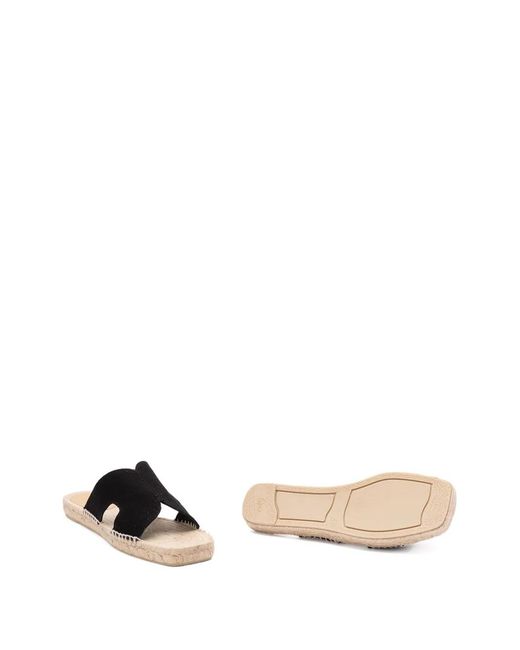 Castaner Black Priya/001 Cut-Out Espadrilles