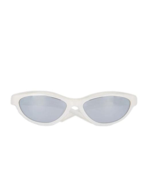 Jacquemus White The Curvo Cat-Eye Sunglasses