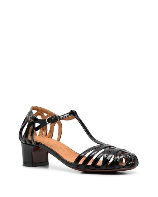 Chie Mihara Black Sandals