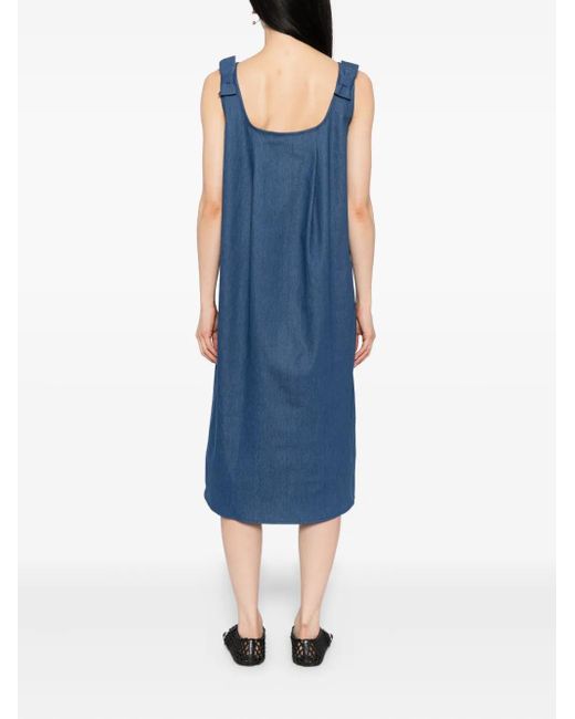 BLAKLACE Blue Sleeveless Dress