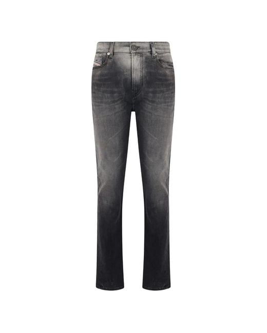 DIESEL Gray Gradient-Effect Jeans for men