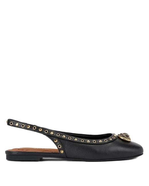 Kurt Geiger Ballerina's Met Studs in het Black