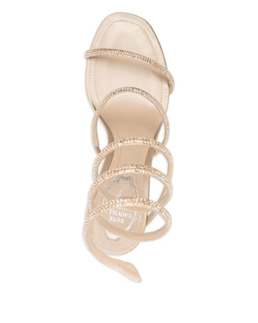 Sandali Cleo 80Mm di Rene Caovilla in White