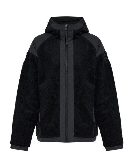 Canada Goose Blue Wool Blend Reversible Bomber Jacket for men