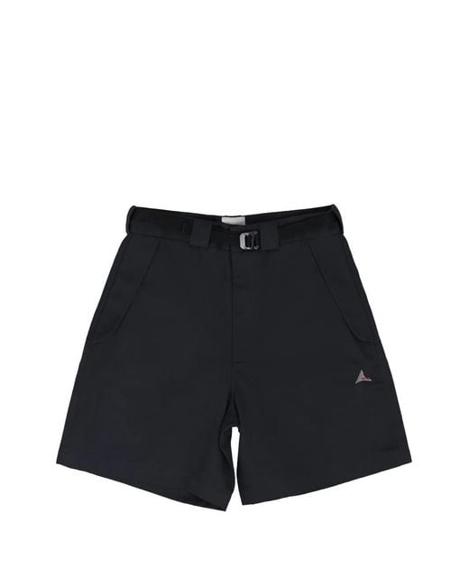 Roa Black Klopman Chino Shorts for men