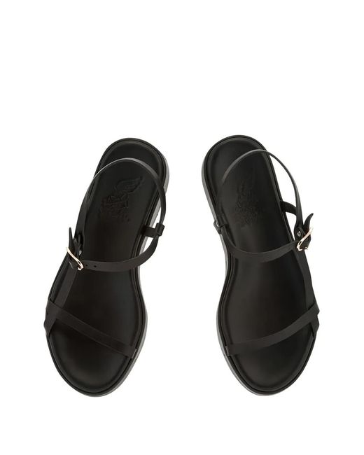 Ancient Greek Sandals White Politia Leather Sandals