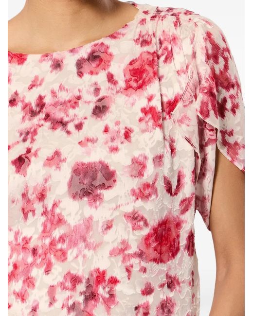 Isabel Marant Pink Hervane Top