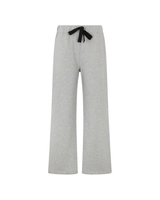 Valentino Garavani Gray Tie Waist Track Pants