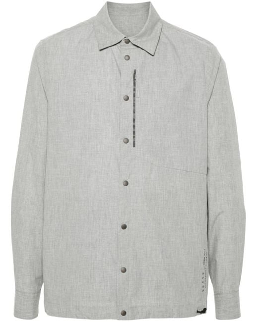 Sease Gray New Gate Cotton Shirt for men