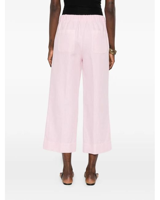 ROSSO35 Pink Elasticated Trousers