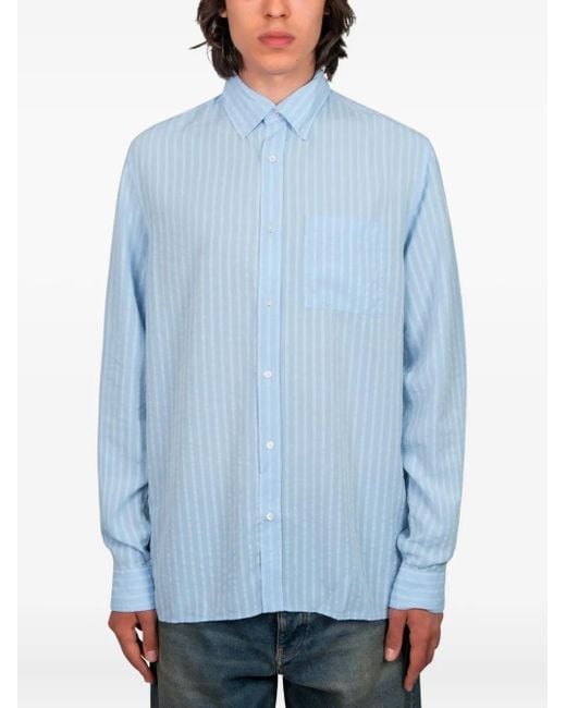 Camicia 1.0 di Another Aspect in Blue da Uomo