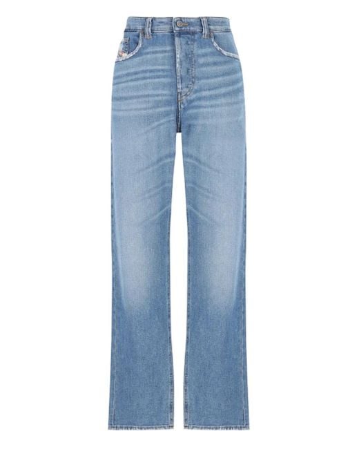 Jeans Con Applicazione Logo di DIESEL in Blue
