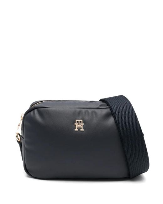 Tommy Hilfiger Blue Popette Soft Crossbody Bag
