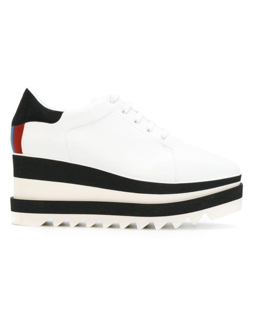 stella mccartney white platform shoes