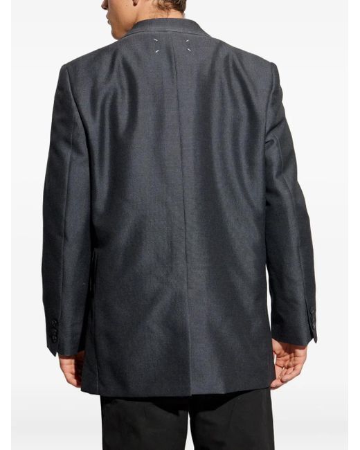 Maison Margiela Black Single-Breasted Jacket for men