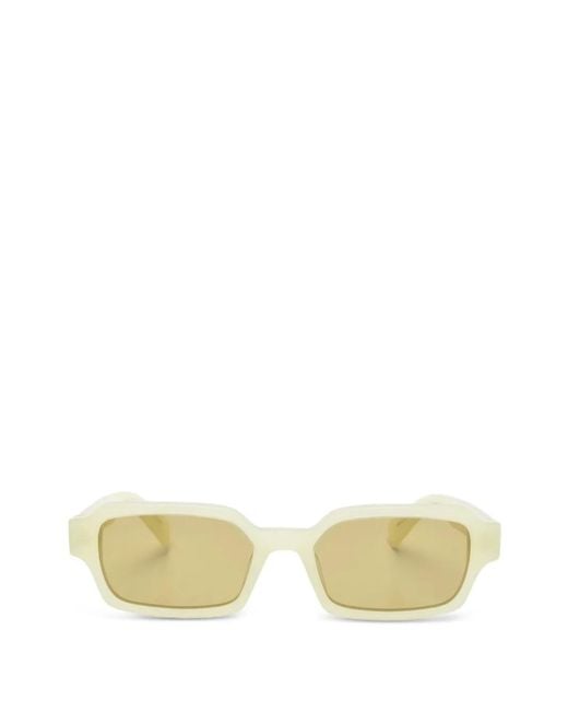 Retrosuperfuture Metallic Carino Rectangle-Frame Sunglasses