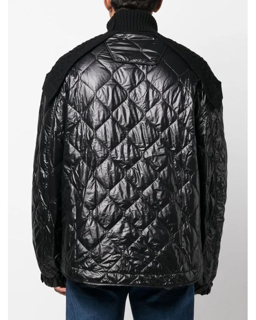 Pull En Laine À Empiècements Contrastants Juun.J pour homme en coloris Black