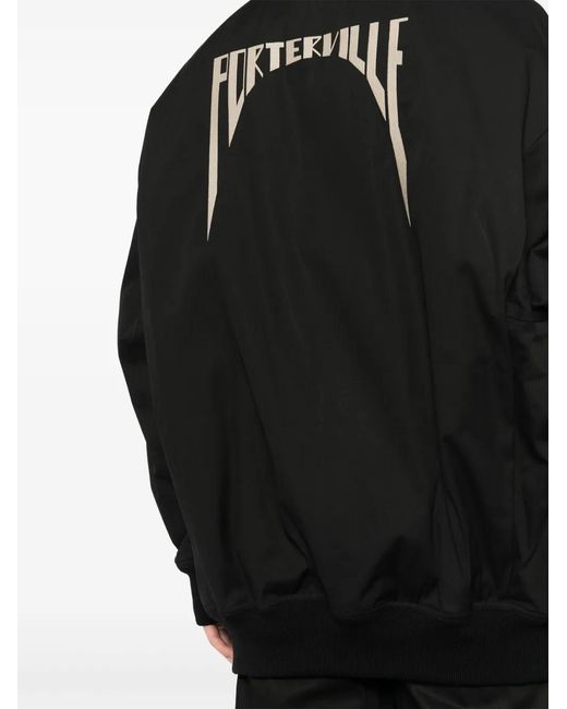 Rick Owens Jumbo Peter Flight Jack in het Black voor heren