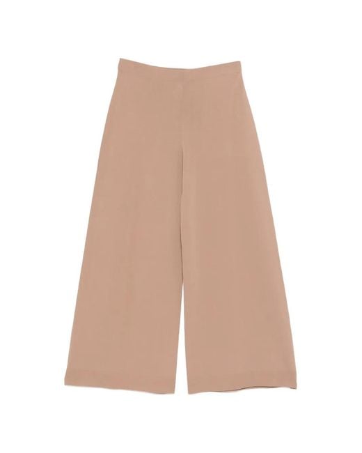 D.exterior Natural Elasticated-Waist Trousers