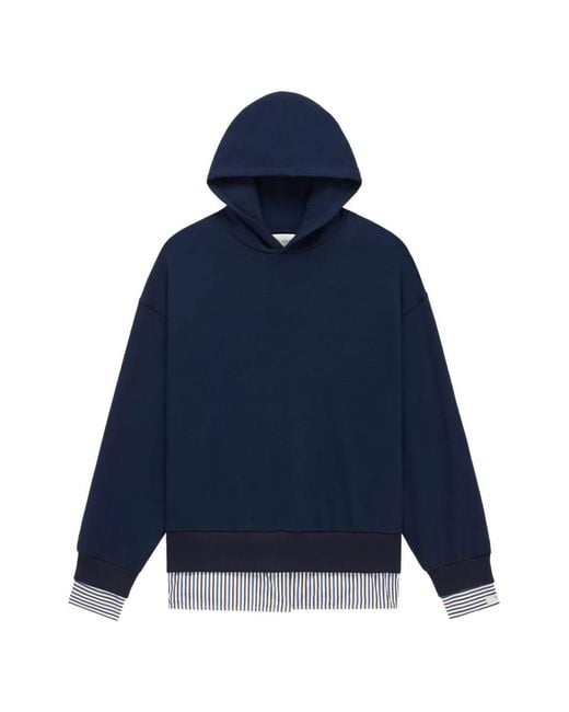 WE-AR4 Blue Cotton Hoodie