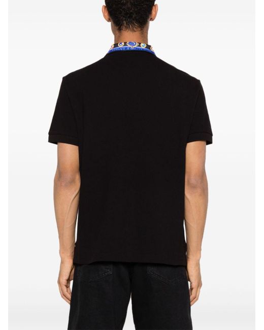 Versace Heart Couture Poloshirt in Black für Herren