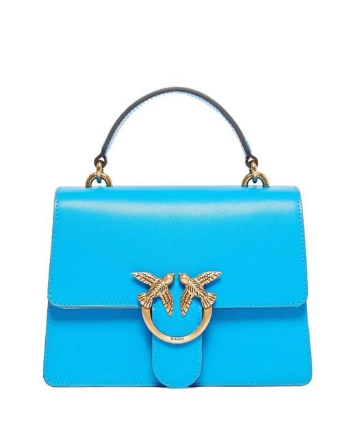 Pinko Love-Birds Tas Met Handgreep in het Blue