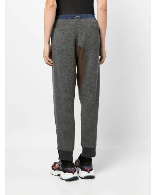 Kolor Gebreide Broek in het Gray voor heren