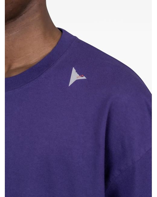 Roa Purple Logo T-Shirt for men