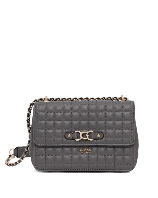 Guess Gray Mini Nadira Cross Body Bag
