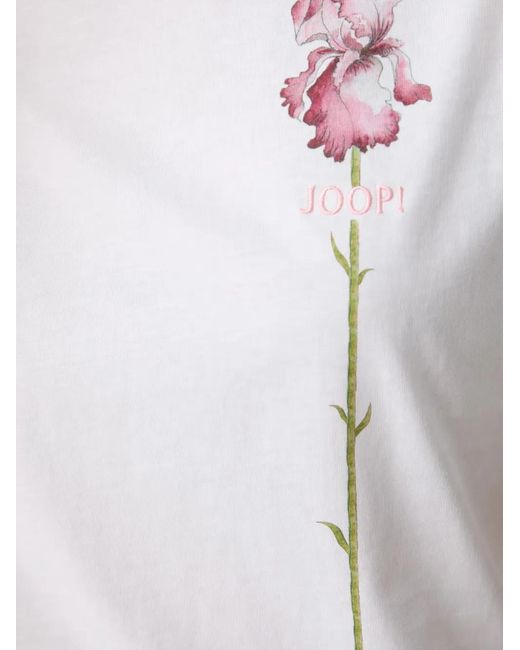 Joop! White Floral-Print T-Shirt
