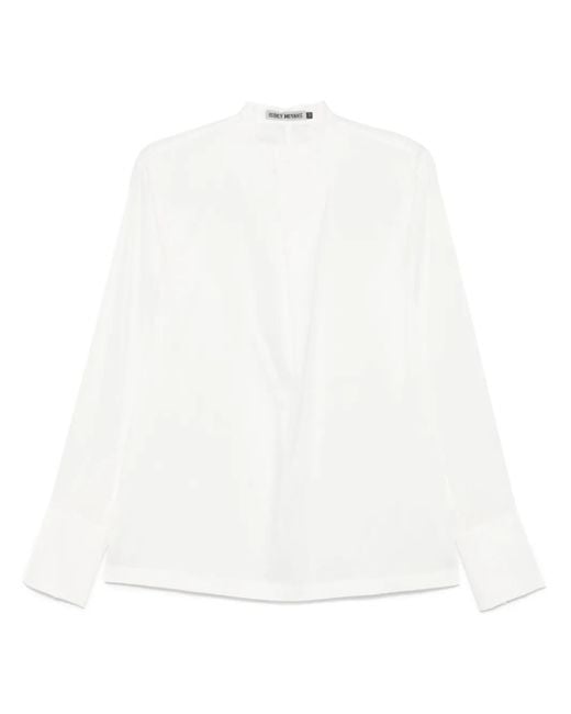 Issey Miyake White Minutiae Shirt