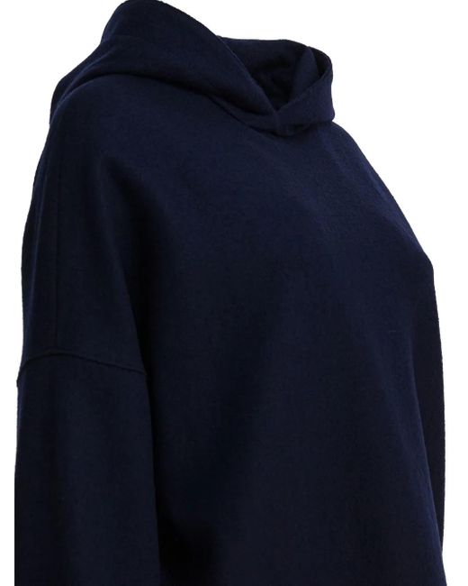 Circolo 1901 Blue Hooded Wool Sweater