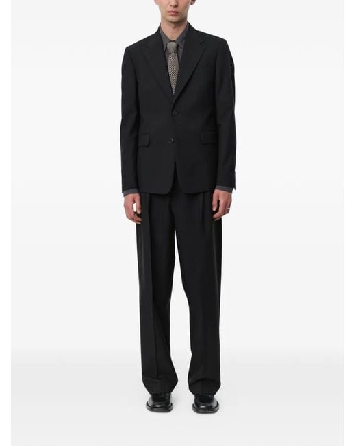 mfpen Black Single-Breasted Blazer for men