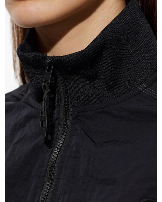 DIESEL Blue G-Anock Quarter-Zip Jacket
