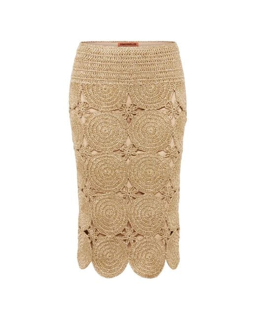 Simon Miller Natural Beep Beep Midi Skirt