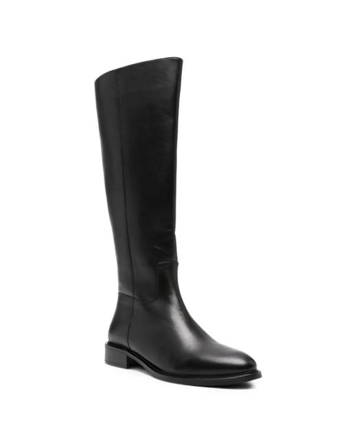 SERGIO MORETTI FIRENZE Black Side-Zip Boots