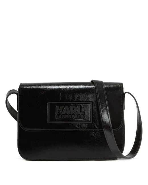Karl Lagerfeld Black K/Stone Cross Body Bag