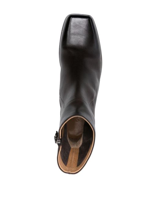 Marsèll Black Cassello Leather Boots for men
