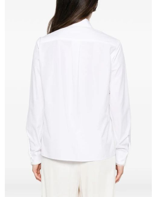 Fabiana Filippi White Long-Sleeve Shirt