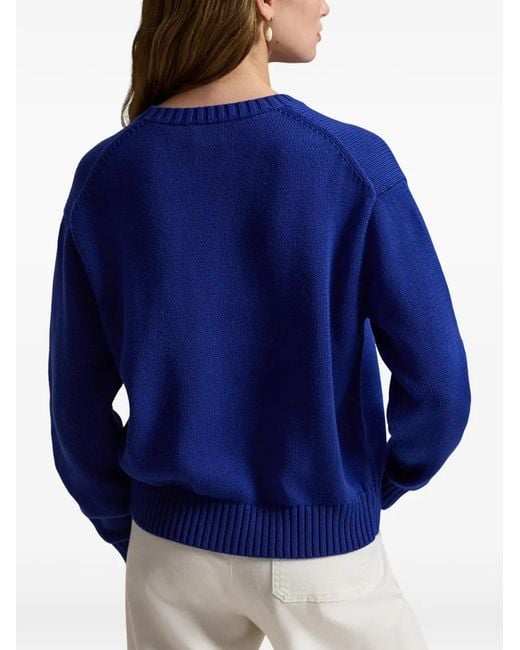Polo Ralph Lauren Blue Polo Bear Sweater